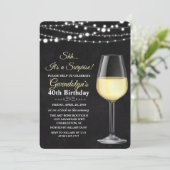 Invitation d'anniversaire pour tout âge - Guirland (Debout devant)