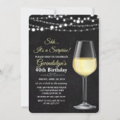 Invitation d'anniversaire pour tout âge - Guirland (Devant)