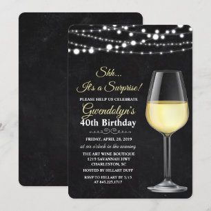Invitation d'anniversaire pour tout âge - Guirland