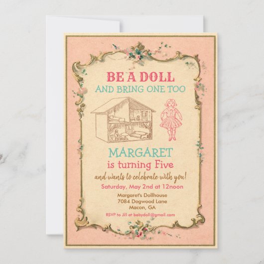 Invitation d'anniversaire pour toute âge - Fête de (Devant)