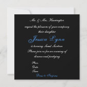 Invitation d'anniversaire pour un bal masqué de se (Dos)