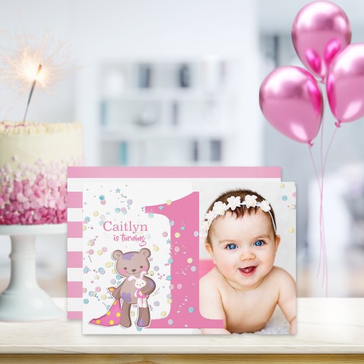Invitation d'anniversaire pour un bébé qui devient
