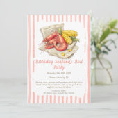 Invitation d'anniversaire pour un Boil de Fruits d (Debout devant)