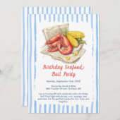 Invitation d'anniversaire pour un Boil de Fruits d (Devant / Derrière)