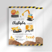 Invitation d'anniversaire pour un chantier tous âg
