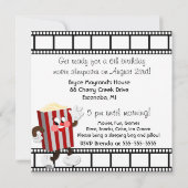 Invitation d'anniversaire pour un film photo perso (Dos)