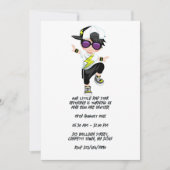 Invitation d'anniversaire pour un garçon qui danse (Devant)