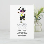 Invitation d'anniversaire pour un garçon qui danse (Debout devant)
