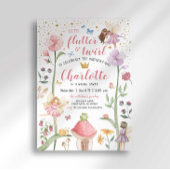 Invitation d'anniversaire pour un jardin de fées e