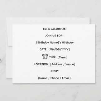 Invitation d'anniversaire pour un joueur, Annivers