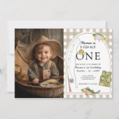Invitation d'anniversaire pour un petit pêcheur (Devant)