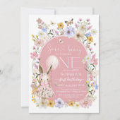Invitation d'anniversaire pour un premier 1er anni (Devant)