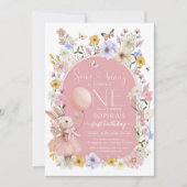 Invitation d'anniversaire pour un premier 1er anni (Devant)