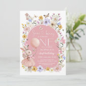 Invitation d'anniversaire pour un premier 1er anni (Debout devant)