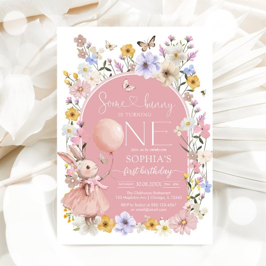 Invitation d'anniversaire pour un premier 1er anni