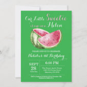 Invitation d'anniversaire pour un premier annivers (Devant)