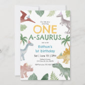 Invitation d'anniversaire pour un premier annivers (Devant)