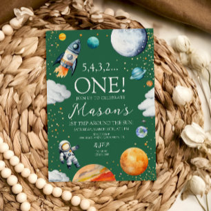 Invitation d'anniversaire pour un premier annivers