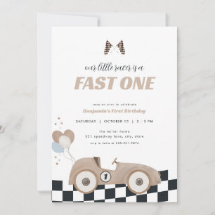 Invitation d'anniversaire pour un premier annivers