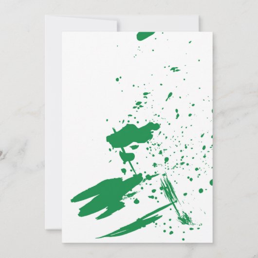 Invitation d'anniversaire pour un vendredi 13 (Dos)