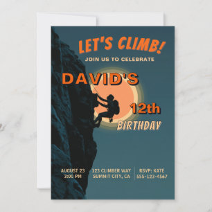Invitation d'anniversaire pour une aventure d'esca