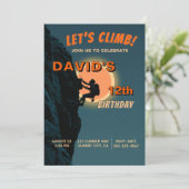 Invitation d'anniversaire pour une aventure d'esca (Debout devant)