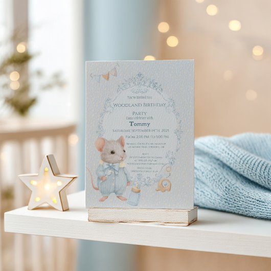 Invitation d'anniversaire pour une douce petite so