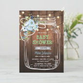 Invitation d'anniversaire pour une douche avec bar (Debout devant)