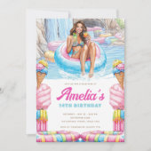 Invitation d'anniversaire pour une fête adolescent (Devant)