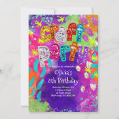 Invitation d'anniversaire pour une fête artisanale (Devant)
