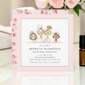 Invitation d'anniversaire pour une fête de détente