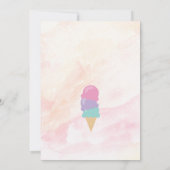 Invitation d'anniversaire pour une fête de filles (Dos)