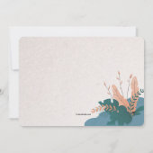 Invitation d'anniversaire pour une fête de jardin  (Dos)