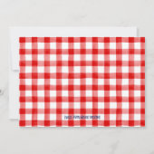 Invitation d'anniversaire pour une fête de l'écrev (Dos)