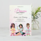 Invitation d'anniversaire pour une fête de princes (Debout devant)