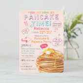 Invitation d'anniversaire pour une fête de pyjama (Debout devant)