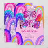 Invitation d'anniversaire pour une fête de spa (Devant / Derrière)