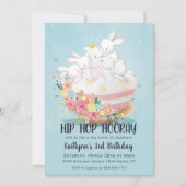 Invitation d'anniversaire pour une fête de thé de (Devant)