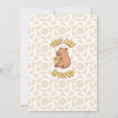 Invitation d'anniversaire pour une fête pizza au c (Dos)