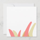 Invitation d'anniversaire pour une fête rétro de c (Dos)