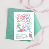 Invitation d'anniversaire pour une fille de six an