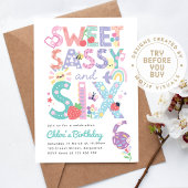 Invitation d'anniversaire pour une fille de six an