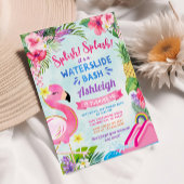 Invitation d'anniversaire pour une glissade de fon