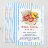 Invitation d'anniversaire pour une marmite de frui (Devant / Derrière)