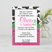 Invitation d'anniversaire pour une paysanne (Debout devant)