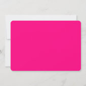 Invitation d'anniversaire pour une plaque d'immatr (Dos)