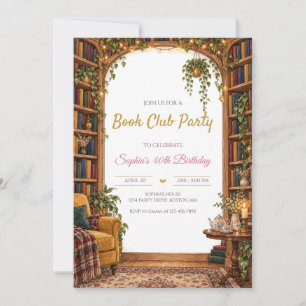 Invitation d'anniversaire pour une soirée de club