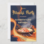 Invitation d'anniversaire pour une soirée de dîner (Devant)