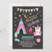 Invitation d'anniversaire pour une soirée pyjama l (Devant)