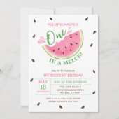 Invitation d'anniversaire pour Watermelon One In A (Devant)